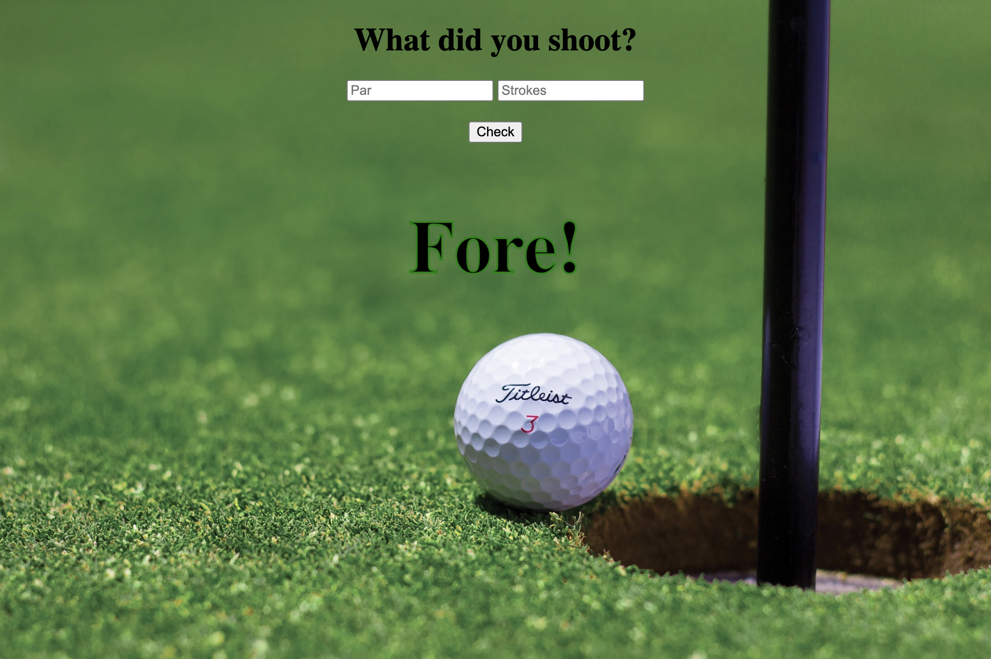 picture of golf strokes app